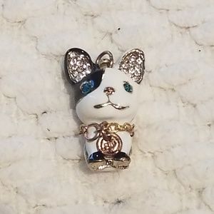 Betsey Johnson French Bulldog Pendant